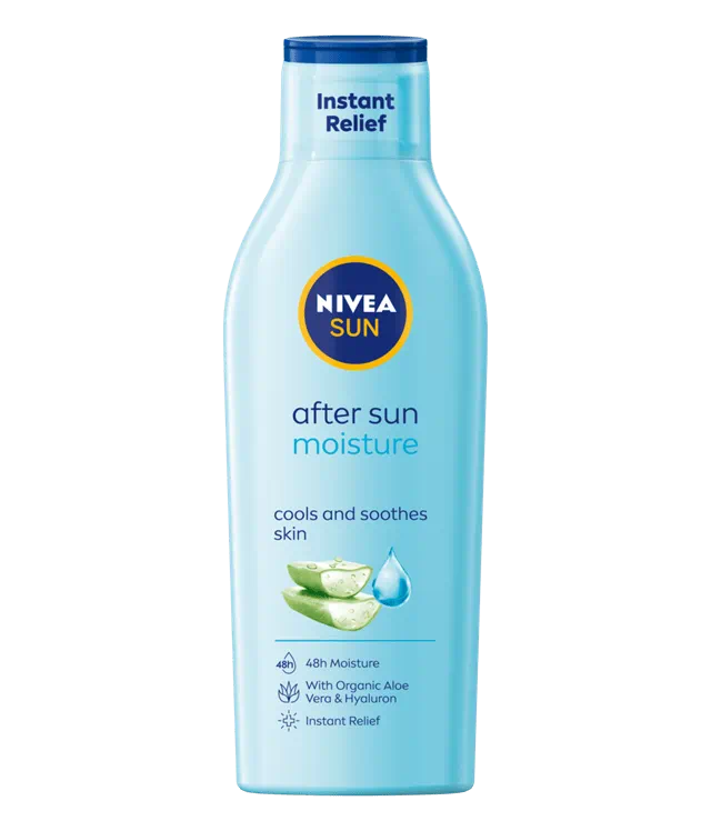 NIVEA SUN After Sun Lotion Instant Relief, Soothing Moisturizer, Aloe Vera & Avocado Oil, 200ml