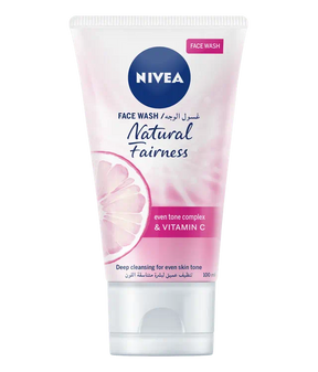 NIVEA Face Wash Cleanser, Natural Glow, Even Skin Tone, 100ml