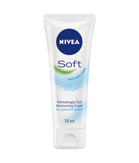 NIVEA Moisturising Cream, Soft Refreshing, Tube 75ml