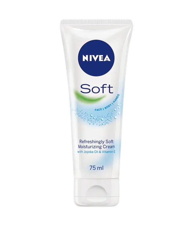 NIVEA Moisturising Cream, Soft Refreshing, Tube 75ml