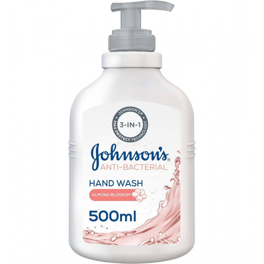 Johnson's Hand Wash, Anti-Bacterial, Almond Blossom, 500ml