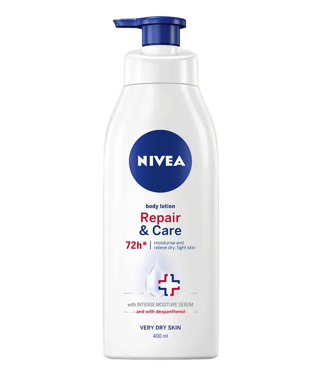 NIVEA Body Lotion Moisturizer for Very Dry Skin, Repair & Care Dexpantenol, 400ml