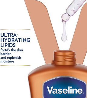 Vaseline Body Lotion Cocoa Radiant With Cocoa Butter, Non-Greasy Formula, Restores Glow To Dull, Dry Skin, 400Ml
