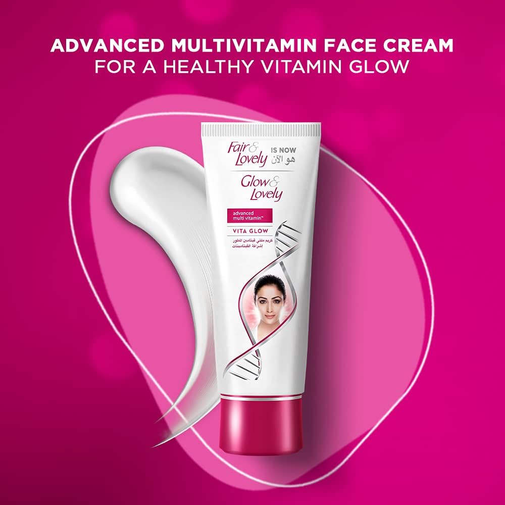 Roll over image to zoom in Fair & Lovely Multi-Vitamin Face Cream, 25G