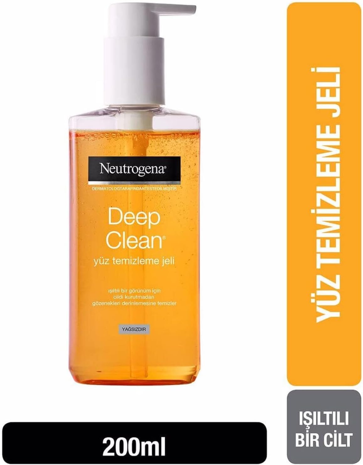 Neutrogena Face Wash, Deep Clean, Gel, 200ml