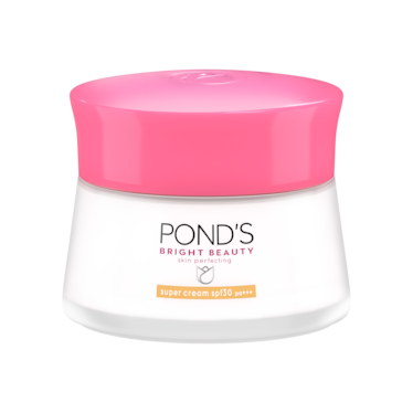 POND'S Bright Beauty face cream, glowing skin, Brightening day cream with SPF30, vitamin B3 (niacinamide), vitamin E and glycerin, 50g