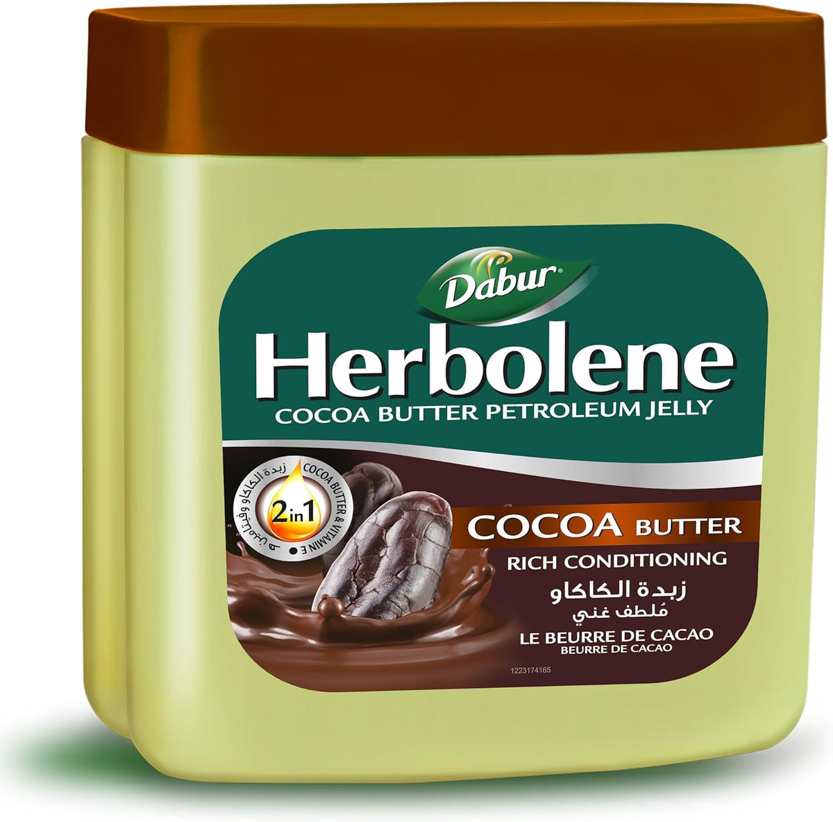 Amla Dabur Herbolene Cocoa Butter 225 ml, Db154