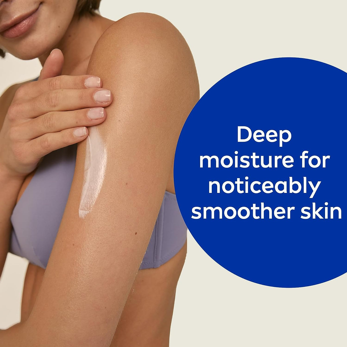 NIVEA Body Lotion Moisturizer for Dry Skin, 48h Moisture Care, Cocoa Butter Vitamin E, 400ml
