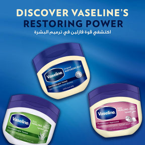 Vaseline Moisturizing Petroleum Jelly, for dry skin, Cocoa Butter, to heal dry and damaged skin, 250ml