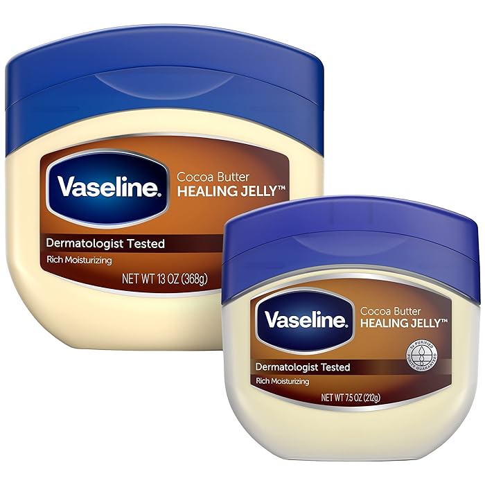Vaseline Moisturizing Petroleum Jelly, for dry skin, Cocoa Butter, to heal dry and damaged skin, 250ml