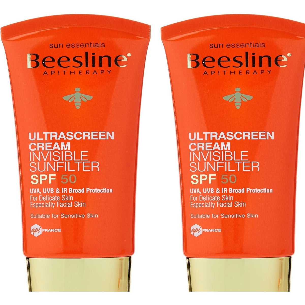 Beesline Ultrascreen Cream Invisible Sunfilter SPF50 2x60ML