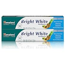 Himalaya Sparkly White Herbal Toothpaste Free from Chemical Bleach Remove Surface Stains from Teeth -100ml