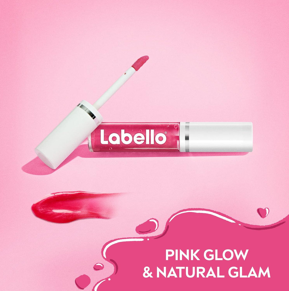 Labello Lip Oil, Moisturising Lip Care, Pink Rock, 5.5 ml