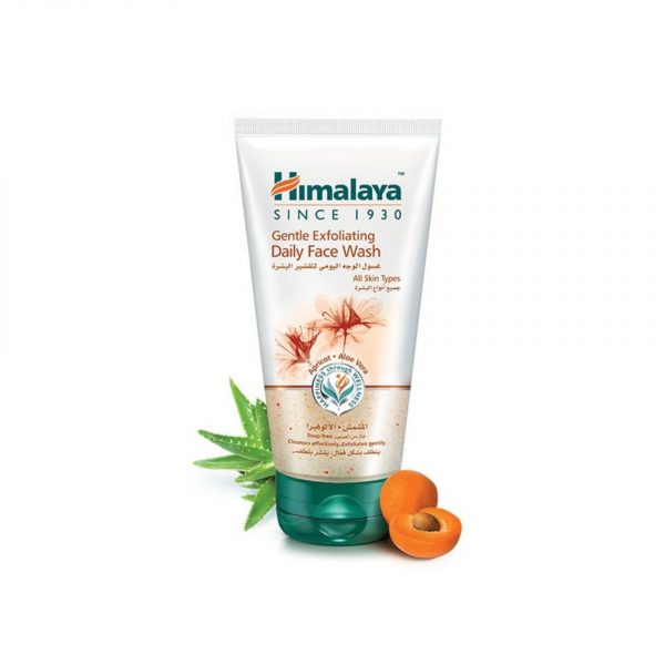 Himalaya Gentle Exfoliating Apricot Face Wash Gently Exfoliates Dead Skin Cells | Soap-Free -150ml