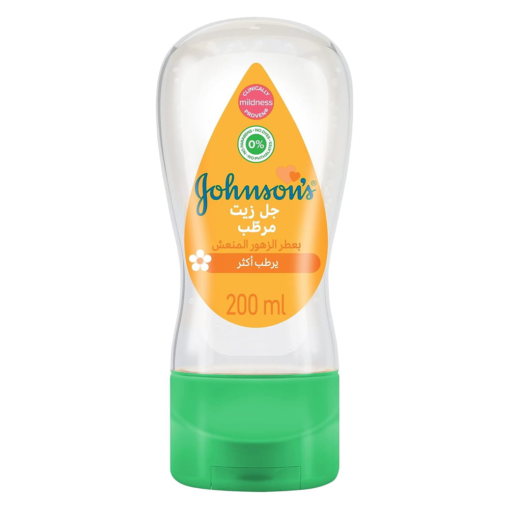 Johnson's Baby Hydrating Oil Gel With Fresh Blossom Scent 200Ml, Yellow