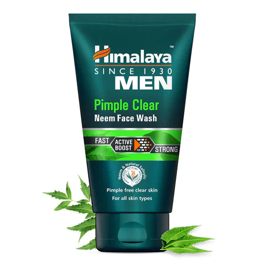 Himalaya Pimple Clear Neem Face Wash Unclogs Pores And Acts Fast On Men’s Pimples To Help Reduce Breakouts - 100 ml