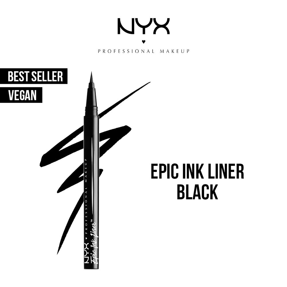 Nyx Professional MakEUp Epic Ink Liner, Black 01